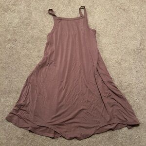 RVCA women’s mauve swing dress